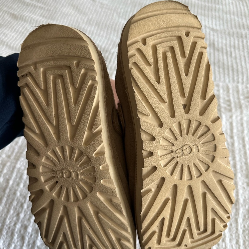 UGG Chestnut Suede Slip-On Clog with Adjustable Strap - Picture 5 of 5